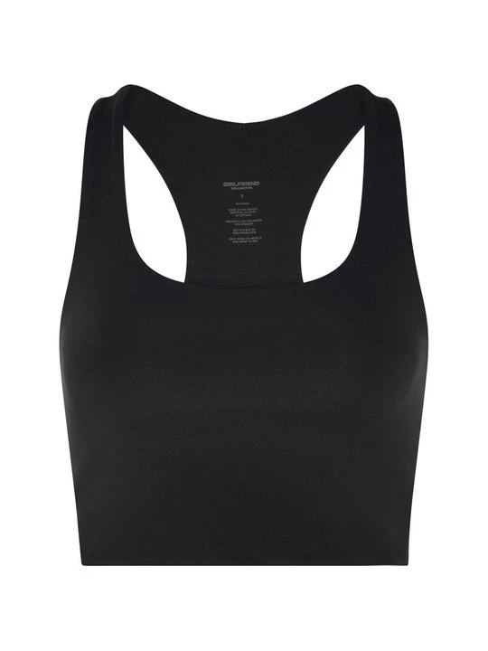 Zdjęcie produktu Stanik sportowy z średnim wsparciem Girlfriend Collective czarny