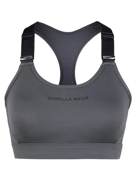 Zdjęcie produktu Stanik sportowy z średnim wsparciem Gorilla Wear szary