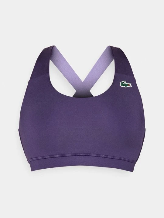 Zdjęcie produktu Stanik sportowy z średnim wsparciem Lacoste fioletowy