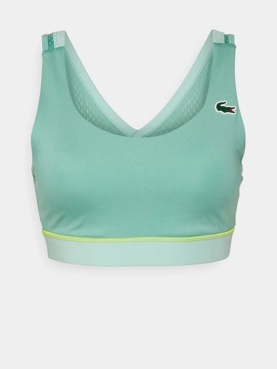 Zdjęcie produktu Stanik sportowy z średnim wsparciem Lacoste miętowy