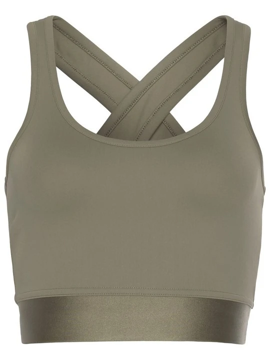 Zdjęcie produktu Stanik sportowy z średnim wsparciem Lascana khaki