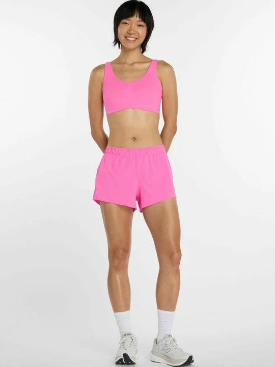 Zdjęcie produktu Stanik sportowy z średnim wsparciem New Balance różowy