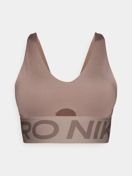 Zdjęcie produktu Stanik sportowy z średnim wsparciem Nike brązowy