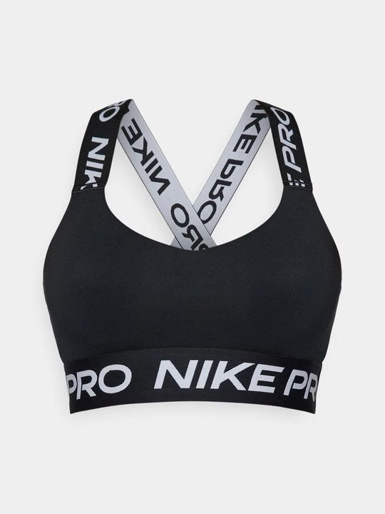 Zdjęcie produktu Stanik sportowy z średnim wsparciem Nike czarny