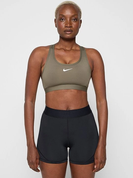 Zdjęcie produktu Stanik sportowy z średnim wsparciem Nike oliwkowy