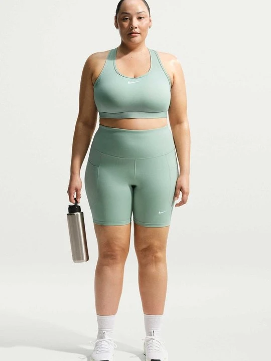 Zdjęcie produktu Stanik sportowy z średnim wsparciem Nike zielony