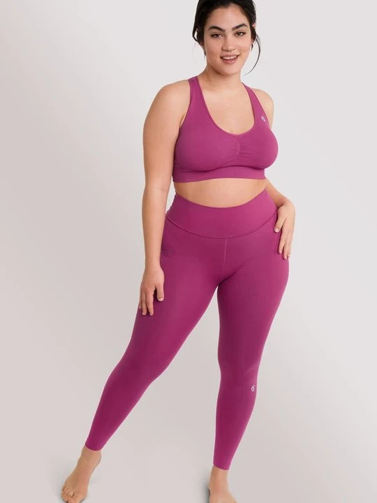 Zdjęcie produktu Stanik sportowy z średnim wsparciem OCEANSAPART różowy