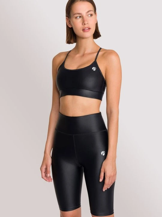 Zdjęcie produktu Stanik sportowy z średnim wsparciem OCEANSAPART czarny