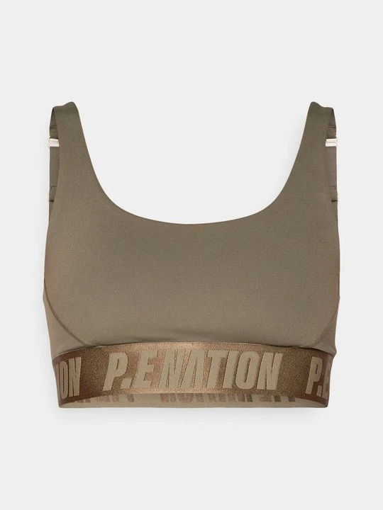 Zdjęcie produktu Stanik sportowy z średnim wsparciem P.E Nation khaki