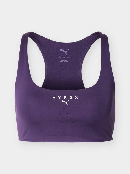 Zdjęcie produktu Stanik sportowy z średnim wsparciem Puma ciemnoliliowy