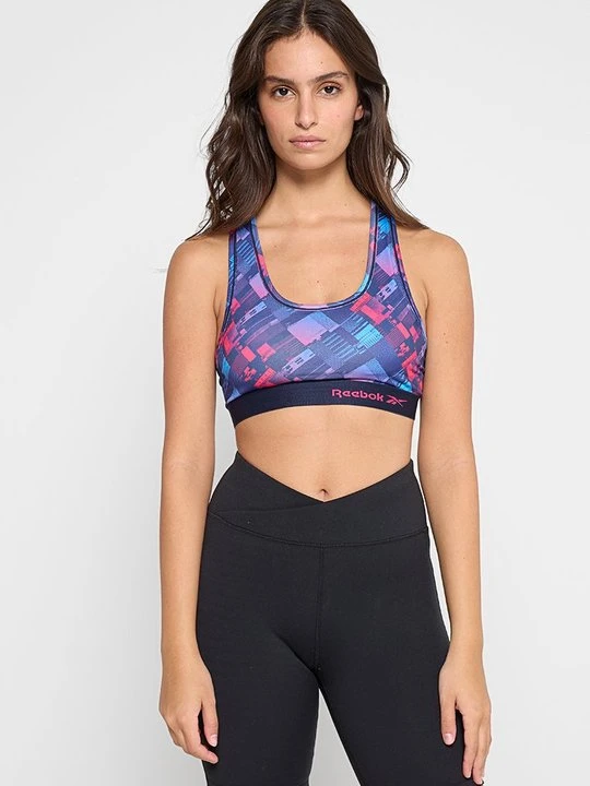 Zdjęcie produktu Stanik sportowy z średnim wsparciem Reebok niebieski