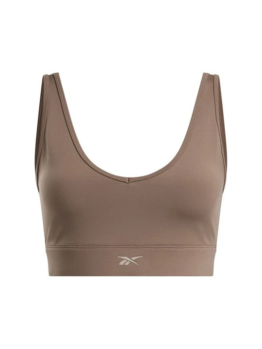 Zdjęcie produktu Stanik sportowy z średnim wsparciem Reebok brązowy