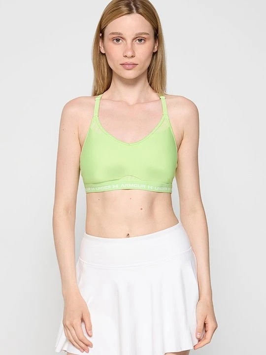 Zdjęcie produktu Stanik sportowy z średnim wsparciem Under Armour zielony