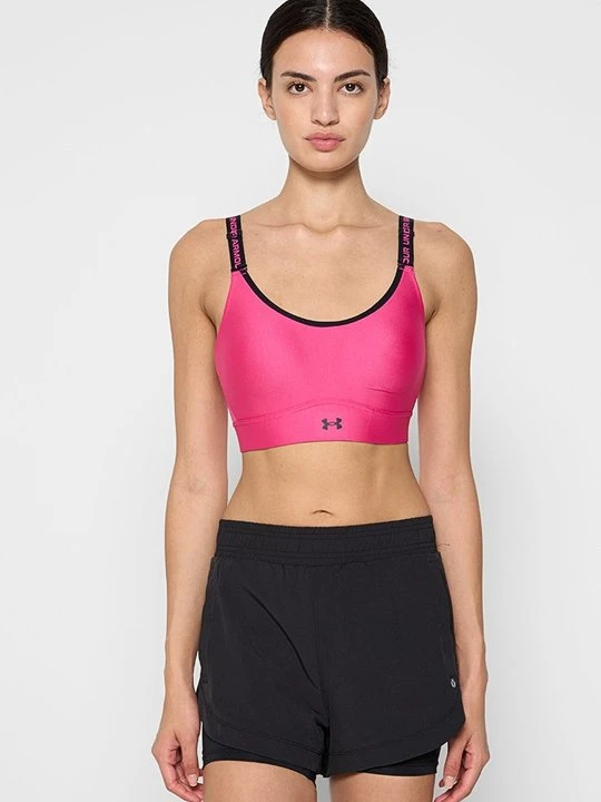Zdjęcie produktu Stanik sportowy z średnim wsparciem Under Armour różowy