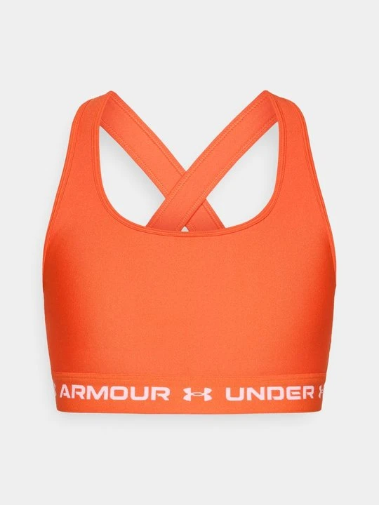 Zdjęcie produktu Stanik sportowy z średnim wsparciem Under Armour pomarańczowy