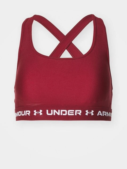 Zdjęcie produktu Stanik sportowy z średnim wsparciem Under Armour bordowy