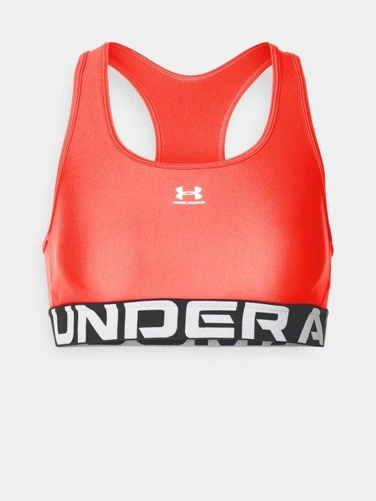 Zdjęcie produktu Stanik sportowy z średnim wsparciem Under Armour pomarańczowy
