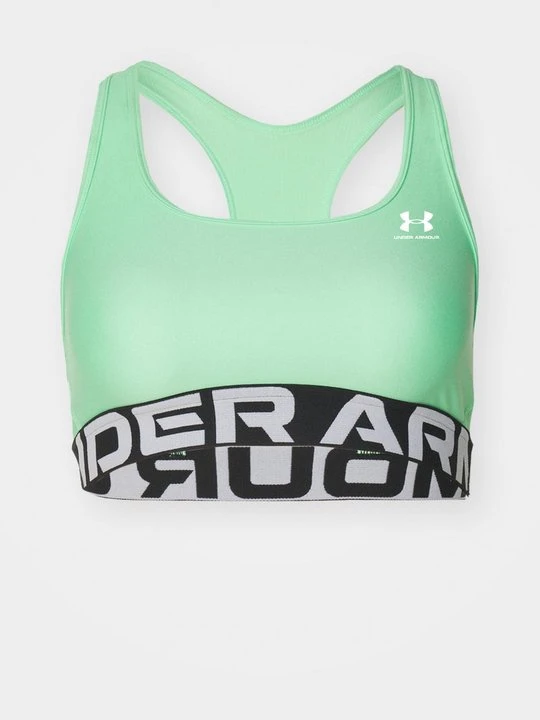 Zdjęcie produktu Stanik sportowy z średnim wsparciem Under Armour zielony neon