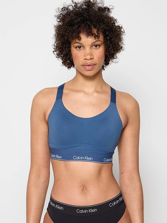 Zdjęcie produktu Stanik sportowy z wysokim wsparciem Calvin Klein niebieski