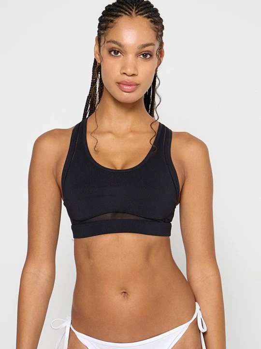 Zdjęcie produktu Stanik sportowy z wysokim wsparciem Fabletics czarny
