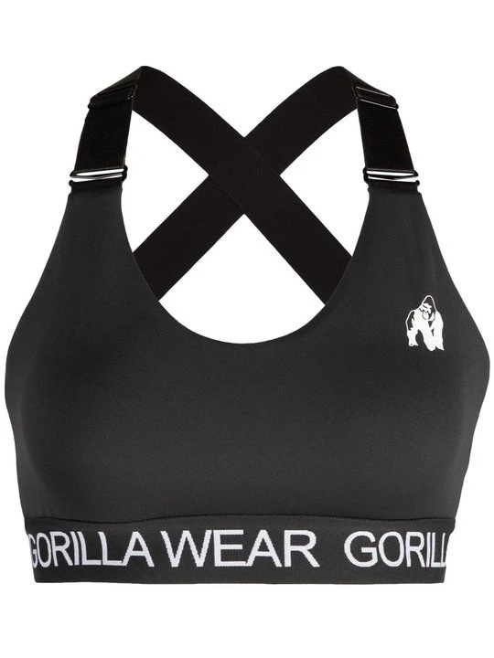 Zdjęcie produktu Stanik sportowy z wysokim wsparciem Gorilla Wear czarny