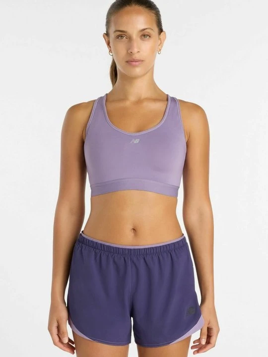 Zdjęcie produktu Stanik sportowy z wysokim wsparciem New Balance fioletowy