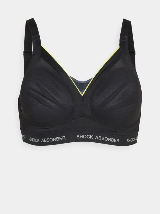 Zdjęcie produktu Stanik sportowy z wysokim wsparciem Shock Absorber czarny