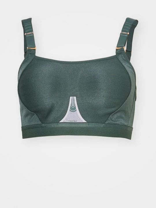 Zdjęcie produktu Stanik sportowy z wysokim wsparciem Triaction by Triumph ciemnozielony