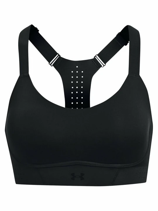 Zdjęcie produktu Stanik sportowy z wysokim wsparciem Under Armour metaliczna czerń