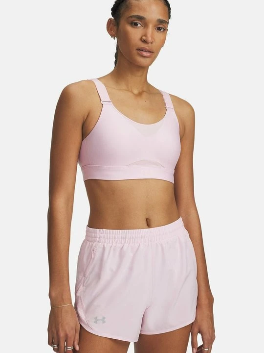 Zdjęcie produktu Stanik sportowy z wysokim wsparciem Under Armour różowy