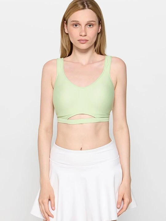 Zdjęcie produktu Stanik sportowy z wysokim wsparciem Under Armour zielony