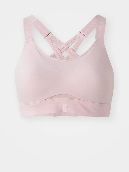 Zdjęcie produktu Stanik sportowy z wysokim wsparciem Under Armour jasnoróżowy