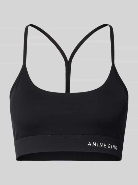 Zdjęcie produktu Stanik z dodatkiem streczu Anine Bing Czarny