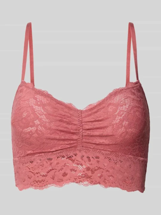 Zdjęcie produktu Bustier z koronką i regulowanymi ramiączkami Snocks