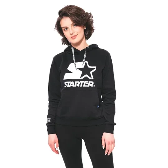 Zdjęcie produktu Starter Woman Blouse Hoodie SDG-001-BD-200, Damskie, Czarne, bluzy, bawełna, rozmiar: S