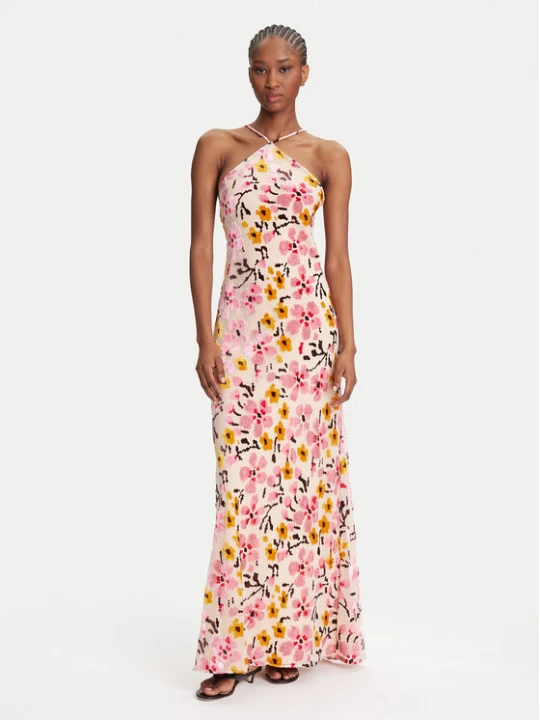 Zdjęcie produktu STAUD Sukienka letnia Cubism R25S2272BR Kolorowy Regular Fit