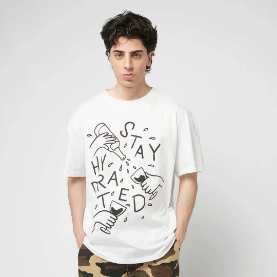 Zdjęcie produktu Stay Hydrated Oversize Tee Mister Tee biały