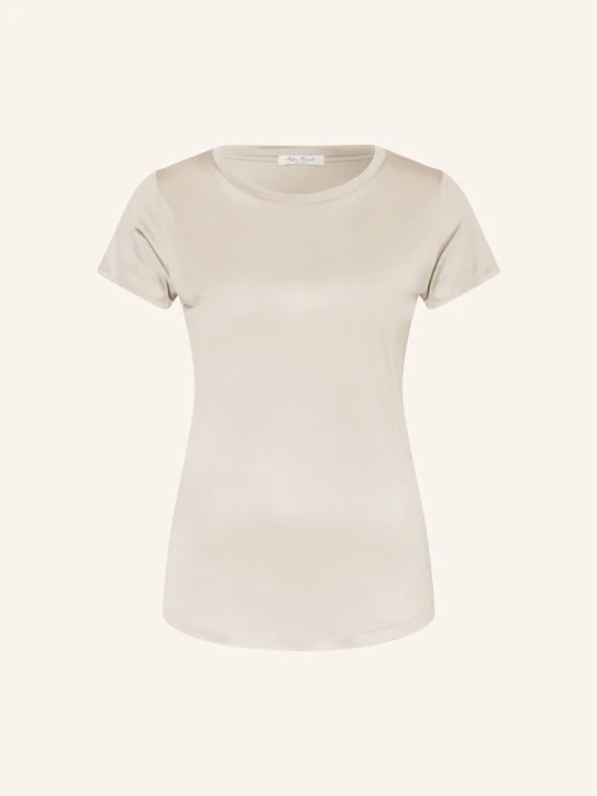 Zdjęcie produktu Stefan Brandt T-Shirt Z Jedwabiu beige