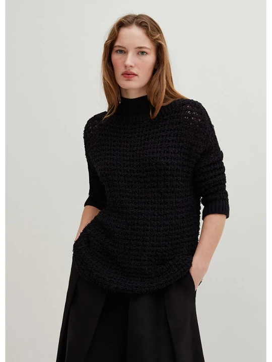 Zdjęcie produktu STEFANEL Sweter w kolorze czarnym rozmiar: XS