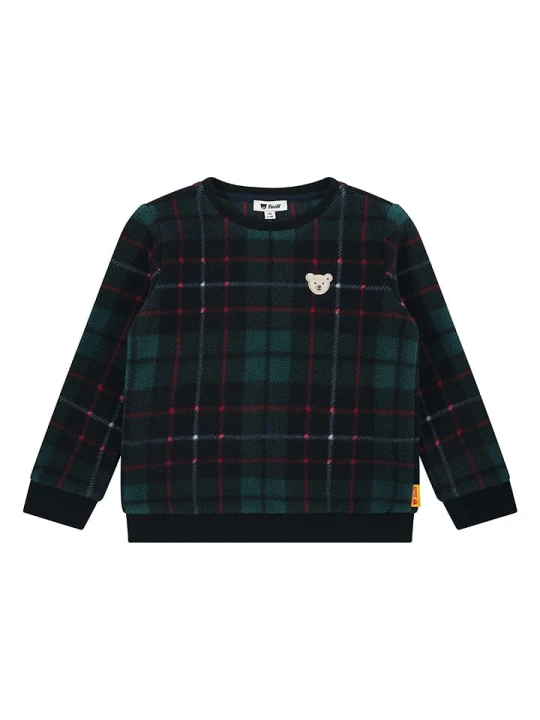 Zdjęcie produktu Steiff Bluza polarowa w kolorze zielonym rozmiar: 104