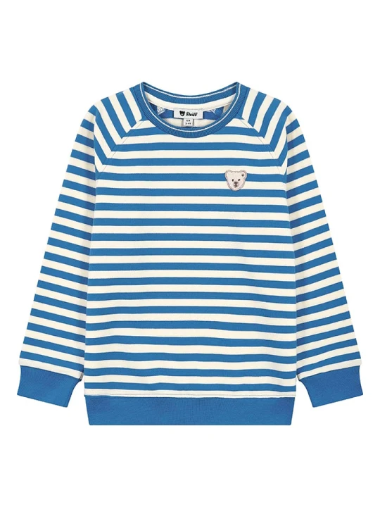 Zdjęcie produktu Steiff Bluza w kolorze niebiesko-białym rozmiar: 128