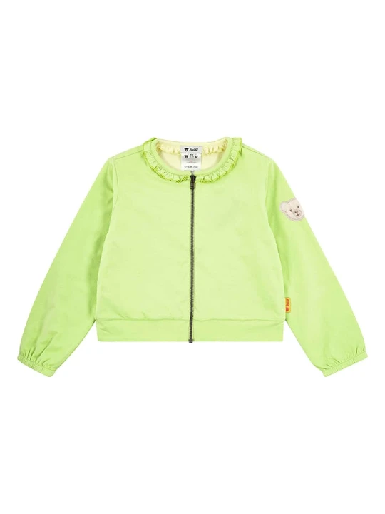 Zdjęcie produktu Steiff Bluza w kolorze żółto-zielonym rozmiar: 122