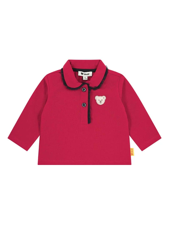 Zdjęcie produktu Steiff Koszulka polo w kolorze czerwonym rozmiar: 80