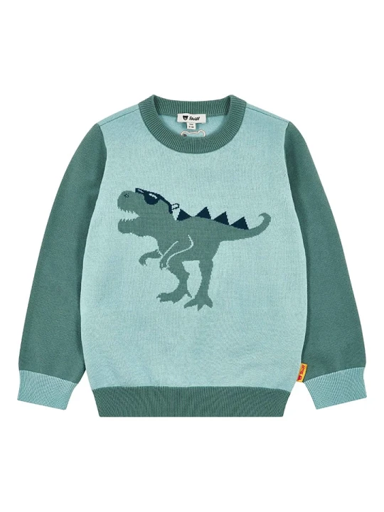 Zdjęcie produktu Steiff Sweter w kolorze zielonym rozmiar: 98