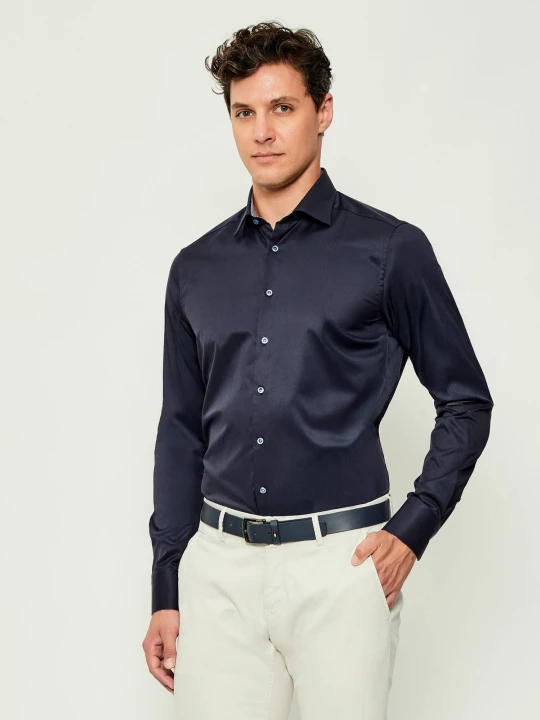 Zdjęcie produktu Stenströms Koszula | Slim Fit granatowy