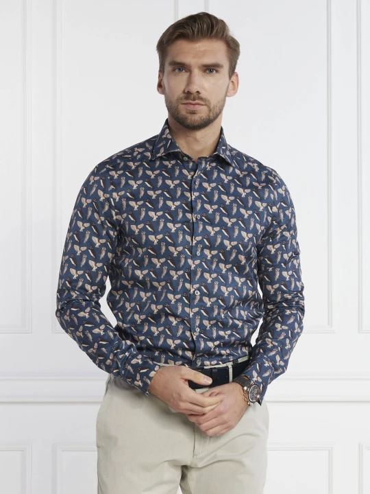 Zdjęcie produktu Stenströms Koszula Slimline / 90 | Slim Fit granatowy