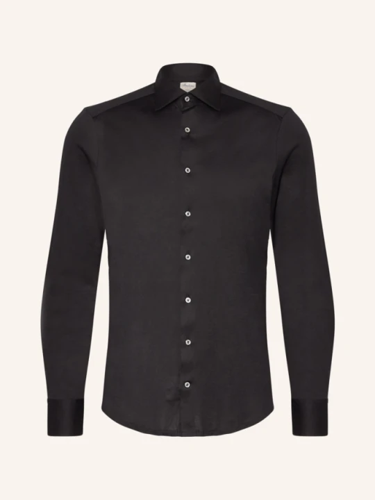 Zdjęcie produktu Stenströms Koszula Z Dżerseju Slim Fit schwarz CZARNY