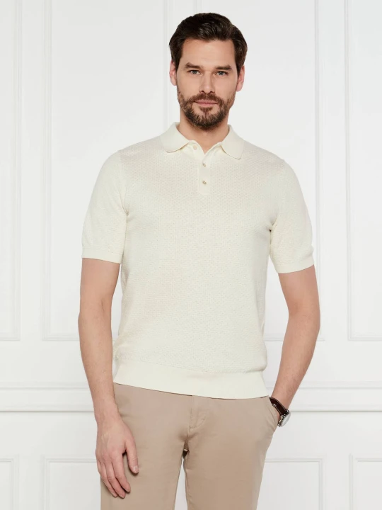 Zdjęcie produktu Stenströms Polo | Regular Fit beżowy