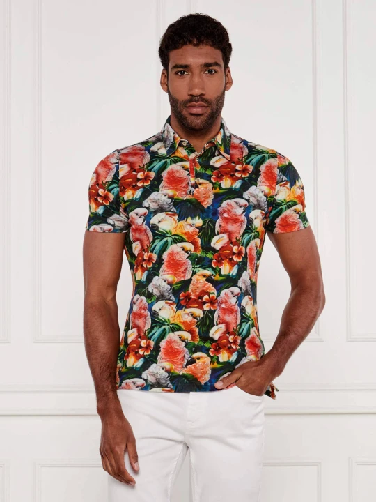 Zdjęcie produktu Stenströms Polo | Slim Fit | stretch pique