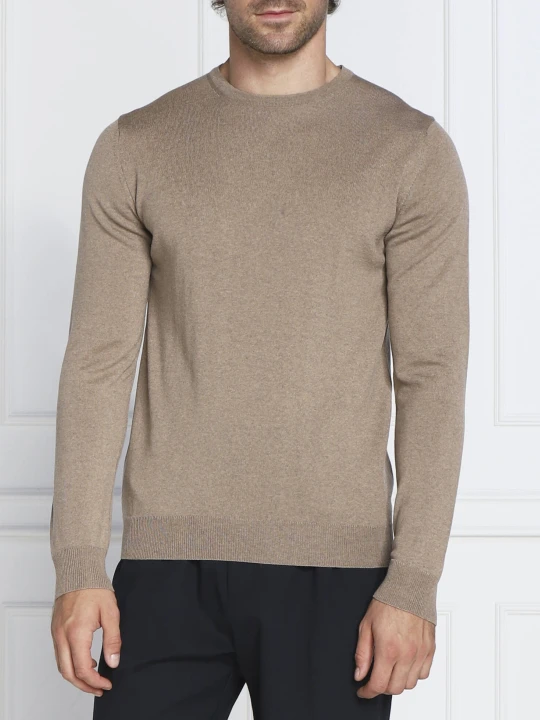 Zdjęcie produktu Stenströms Wełniany sweter | Slim Fit beżowy